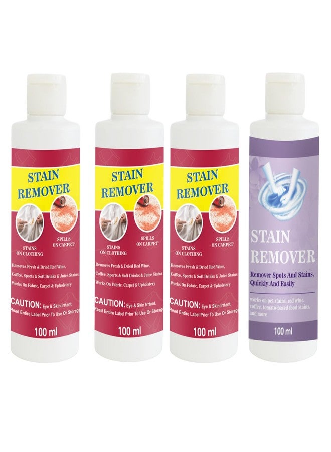 مجموعة مزيل البقع من توفوس، عبوة من 3 قطع باللون الأحمر ومزيل بقع بنفسجي | محلول تنظيف متعدد الأسطح للملابس والأقمشة والمفروشات (100 غرام لكل قطعة) - Image 1